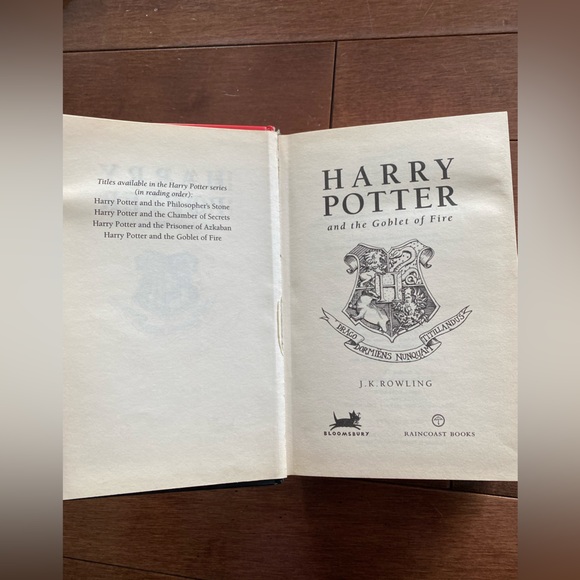 Harry Potter and the Goblet of Fire Book 2000 First Edition with Errors Canadian - Picture 2 of 11